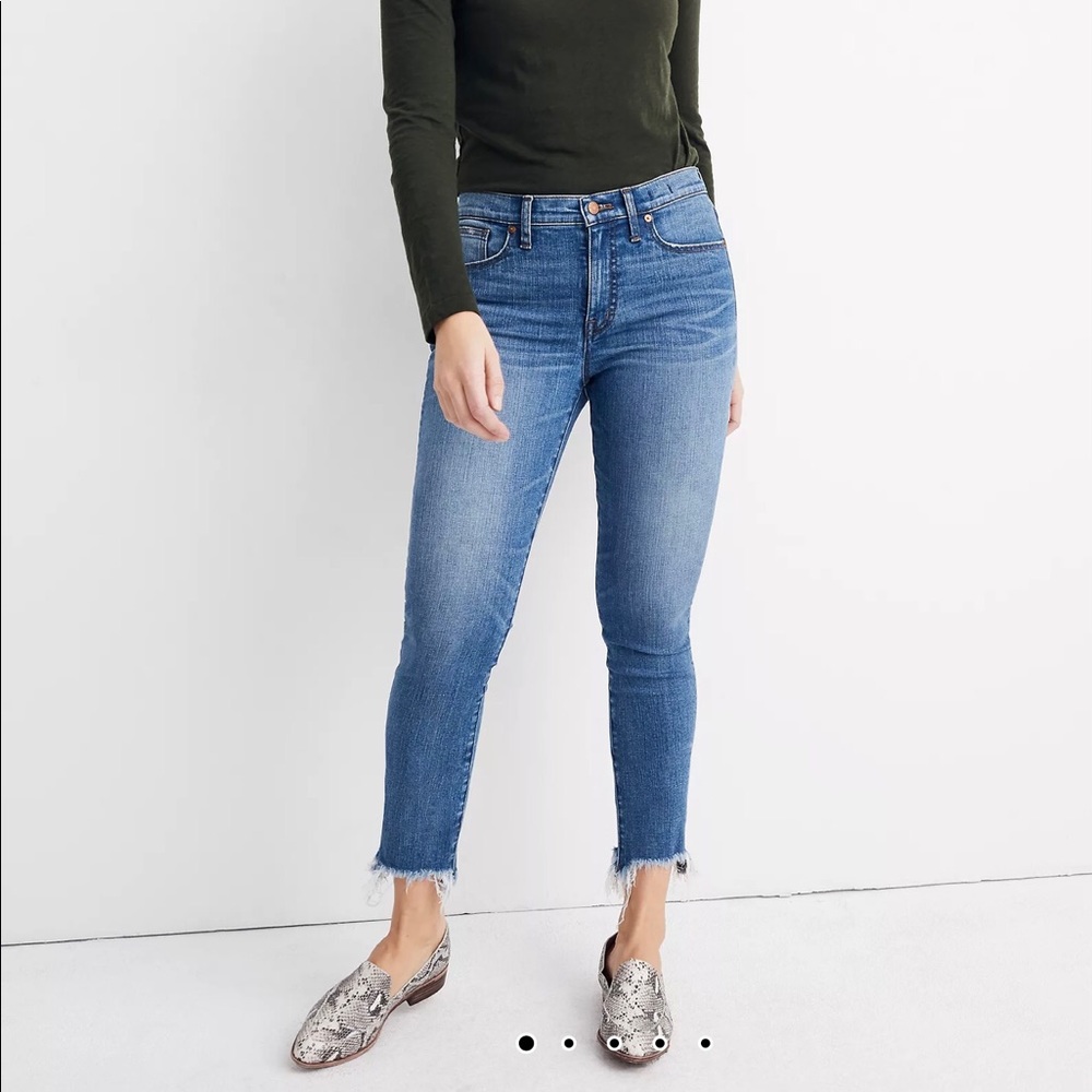 Madewell 9" High-Rise Skinny Crop.